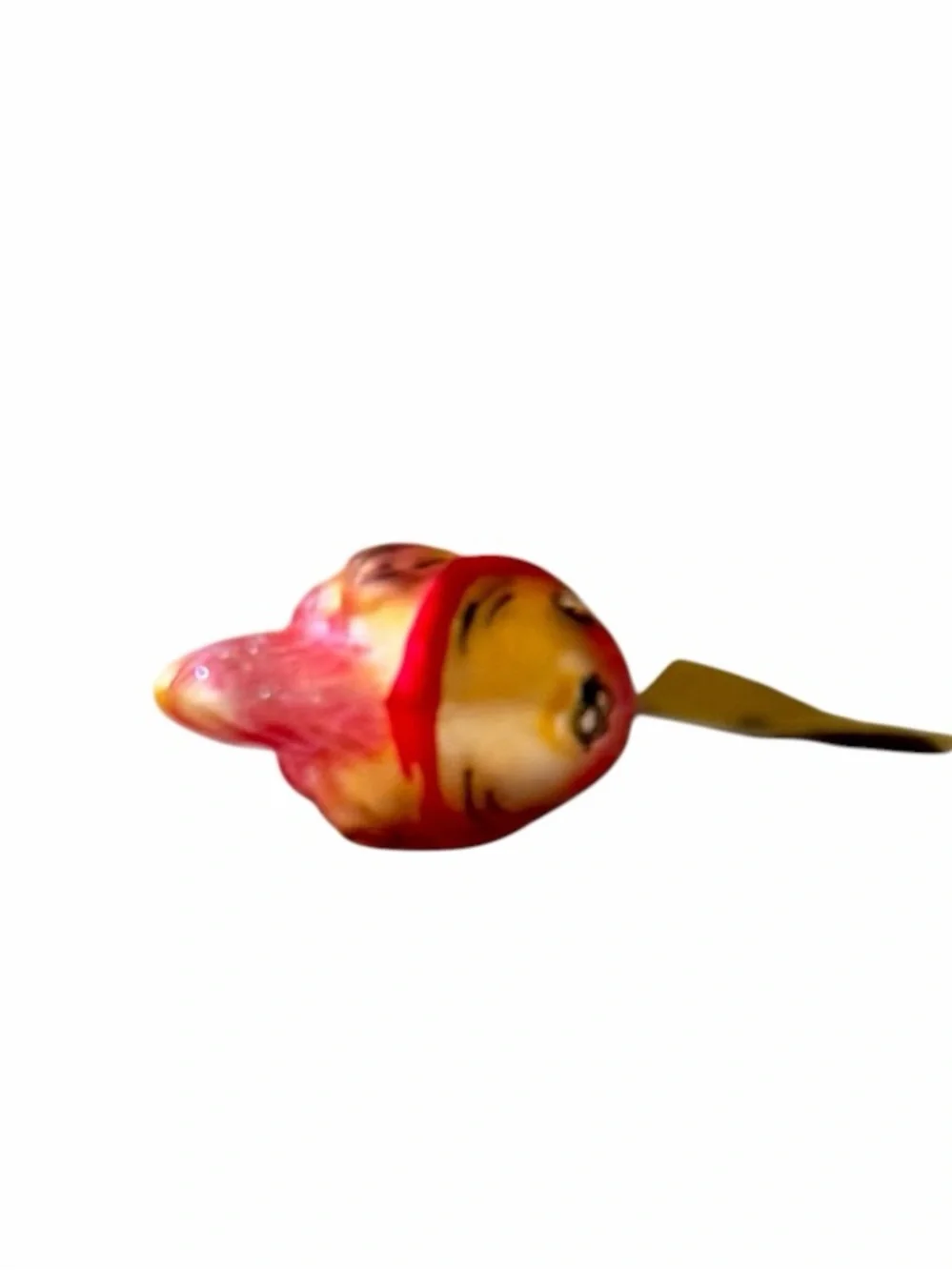 Set of 2 Hand Blown Glass Metallic Pelican and Tropical Fish Christmas Ornaments